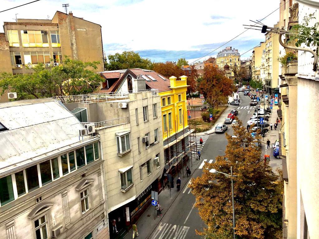 Rooftop Apartment Belgrado Buitenkant foto