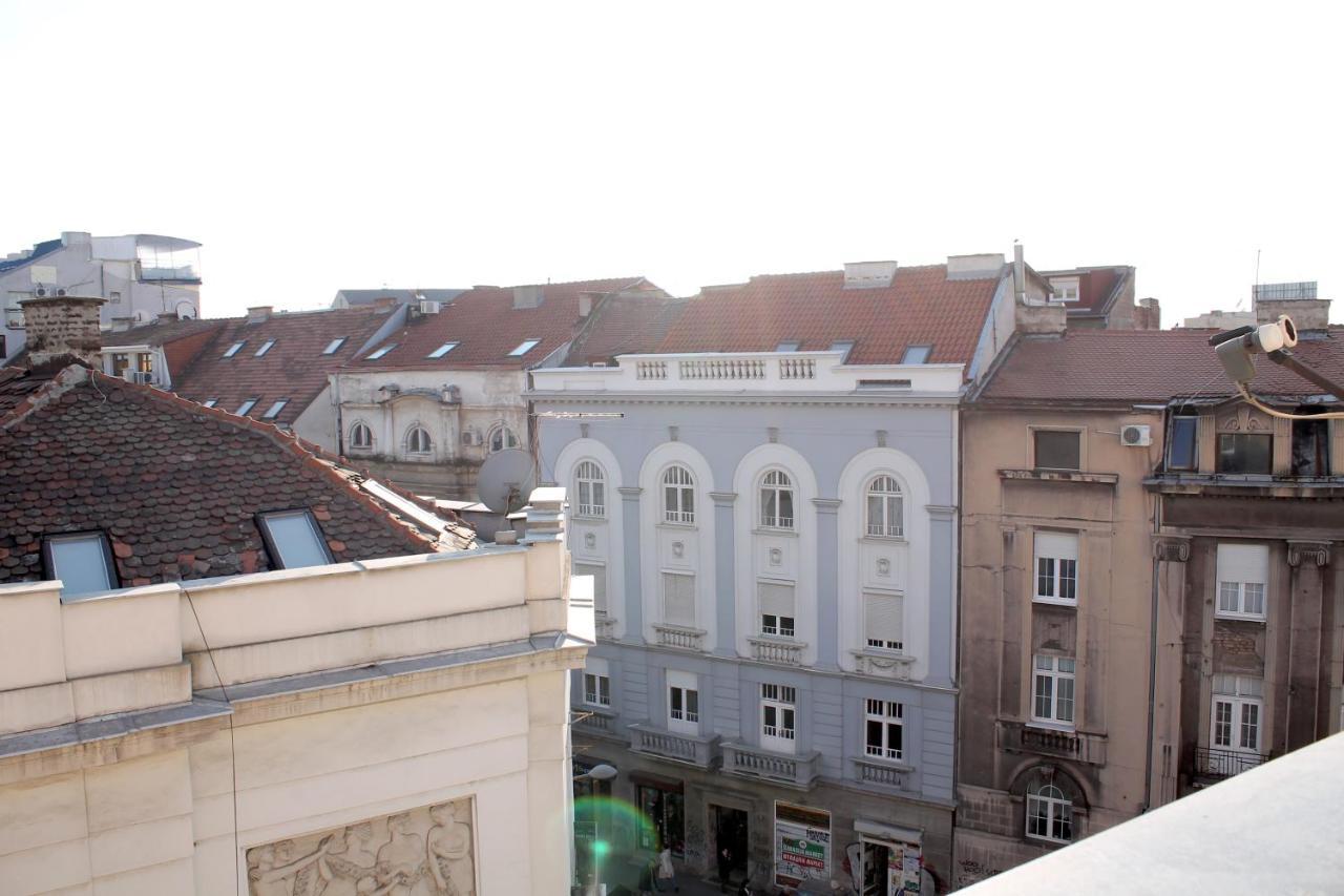 Rooftop Apartment Belgrado Buitenkant foto